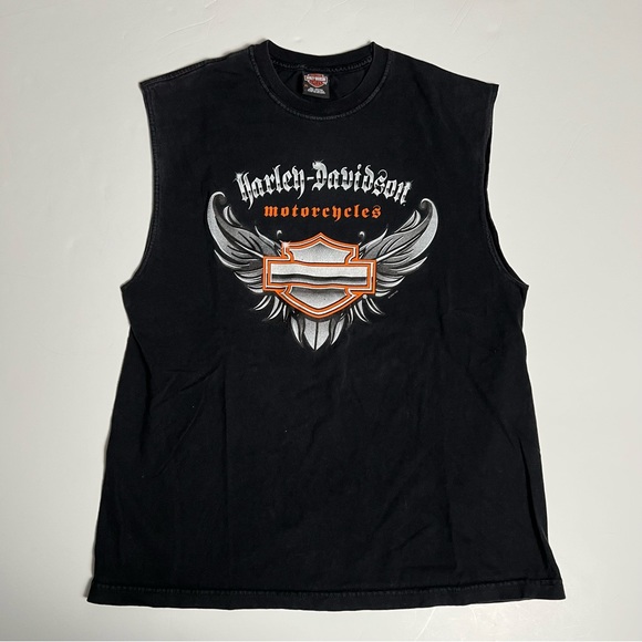 Harley-Davidson Other - 047 - VINTAGE 00s HARLEY DAVIDSON MOTORCYCLES JACKSONVILLE NC TANKTOP SHIRT